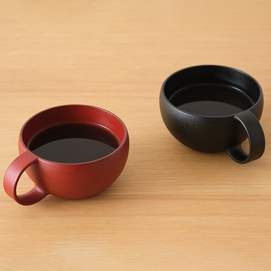 漆のマグカップ　大黒