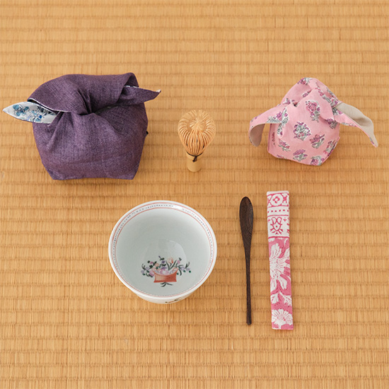 旅持ち茶籠　シノワズリー