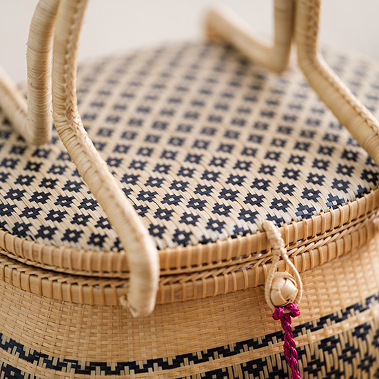 旅持ち茶籠　シノワズリー