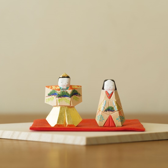 一刀彫 ひいな 松【WEB限定】 一刀彫 ひいな 松【WEB限定】