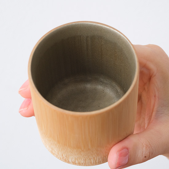 八角摺り漆箸　燻し煤竹