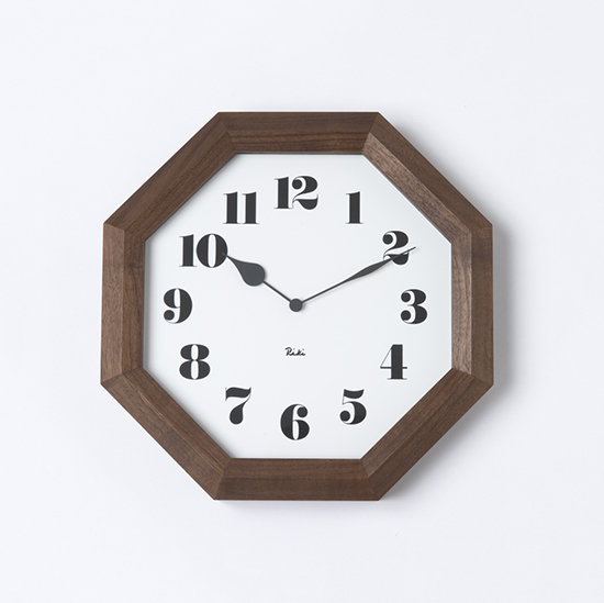 アンテーク八角形掛け時計（整備済み） 電波掛け時計 8角アンティーク 掛け時計 八角形 日本製 掛時計