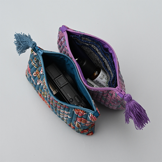 キルティングポーチ