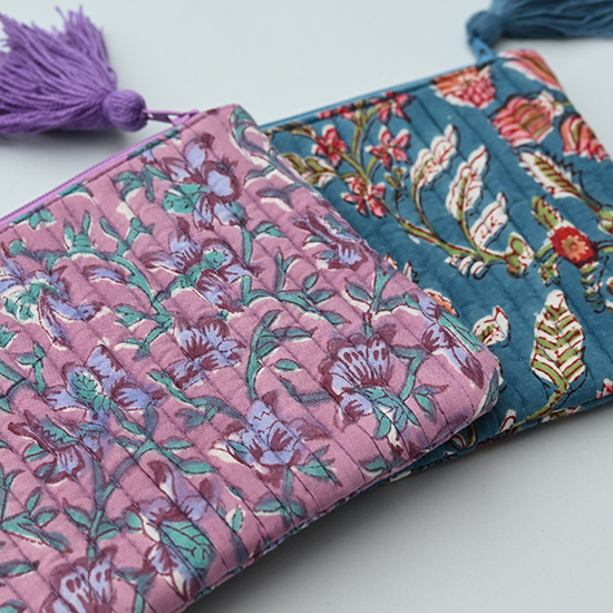 キルティングポーチ