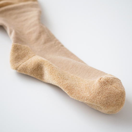 口ゴムゆったり　足の裏パイルソックス