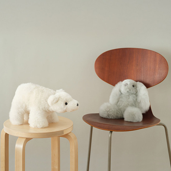 アルパカのぬいぐるみ