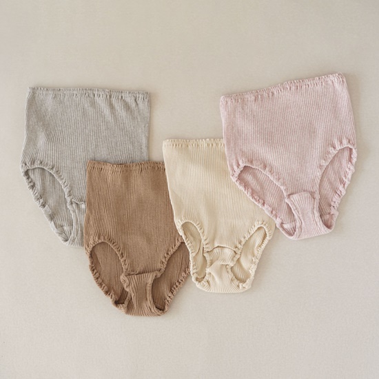 リブの肌着 ショーツ