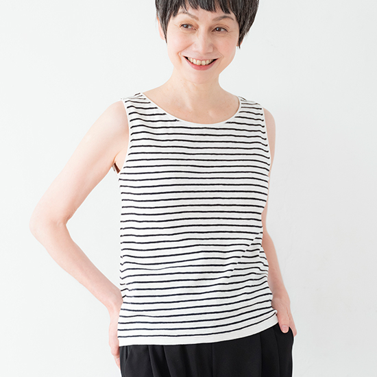 ボーダータンクトップ 暮しの手帖の通販会社 グリーンショップ
