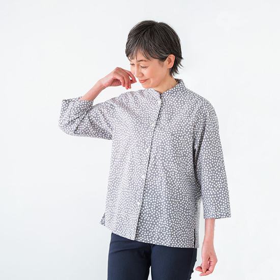 ささ和紙の手編み帽子　ブラウン