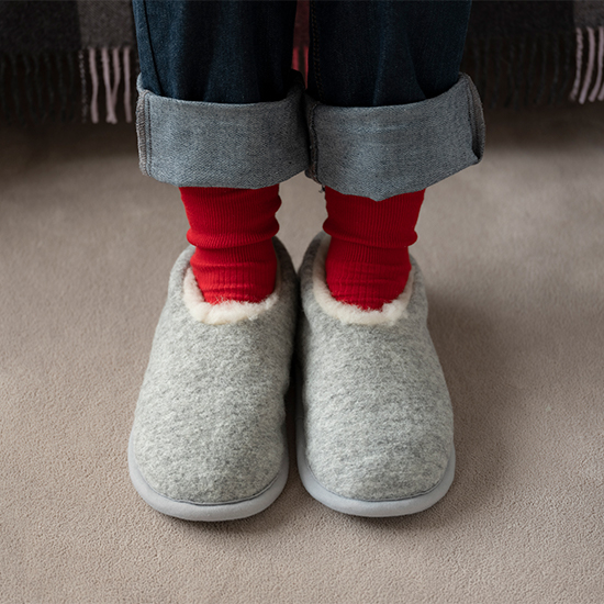 ウールのルームシューズ 暮しの手帖の通販会社 グリーンショップ