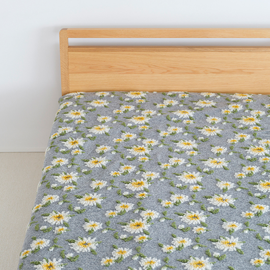 ランケット　フラワー