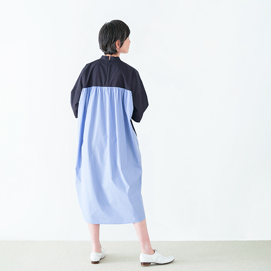ストライプドレス