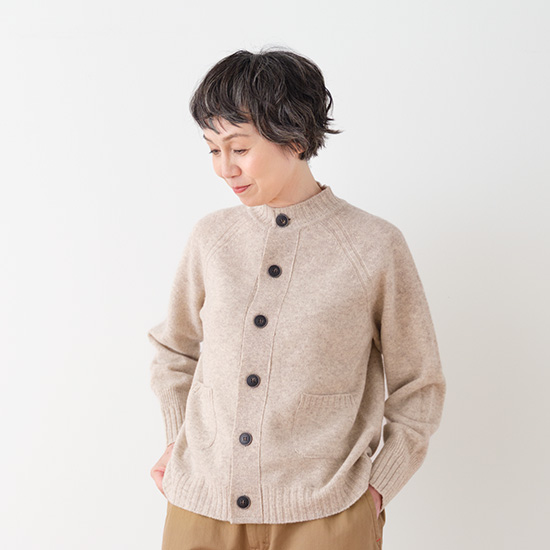 ソフトウールカーディガン