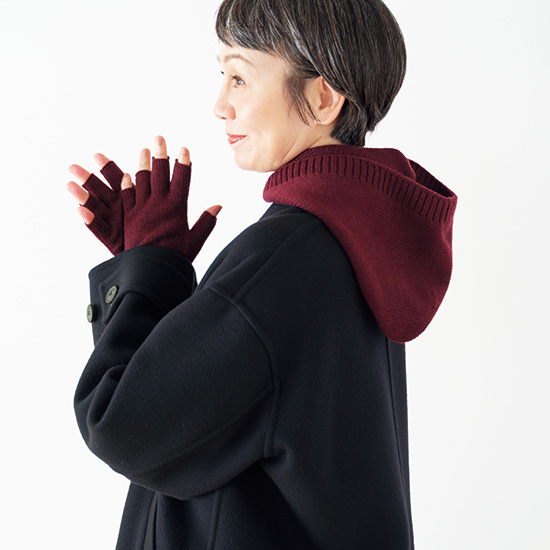 カシミヤニットストール