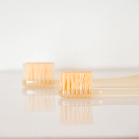 イケモト　白馬毛の歯ブラシ（ふつう・超コンパクトヘッド）