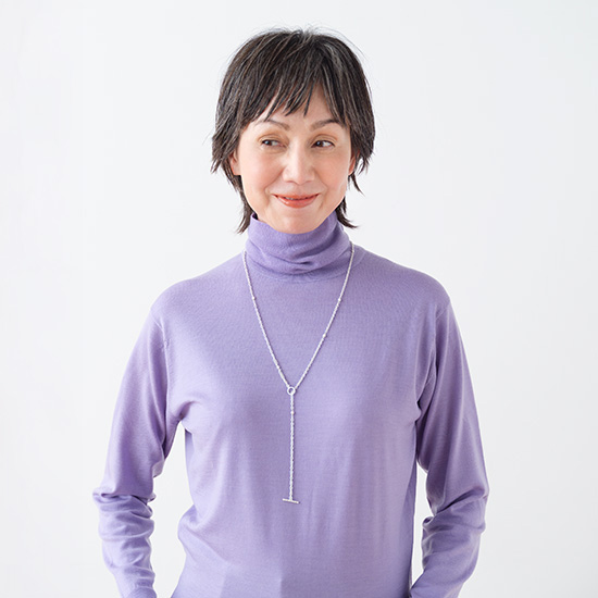 パールのネックレス　シルバー