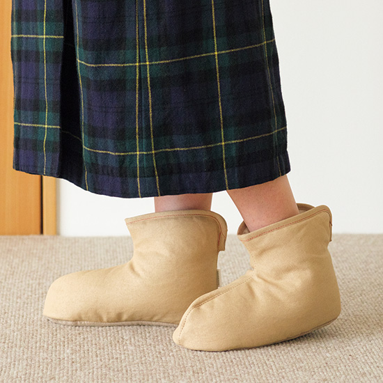 ささ和紙のルームブーツ