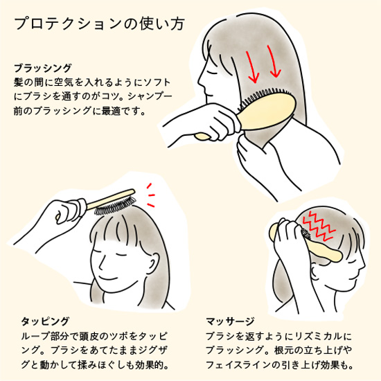 プロテクション （アッカカッパ・ヘアブラシ）