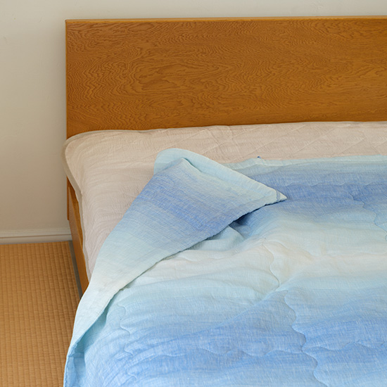 近江ちぢみの掛けふとん