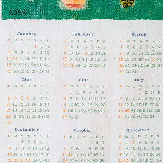 花森安治カレンダー2026（表紙画）