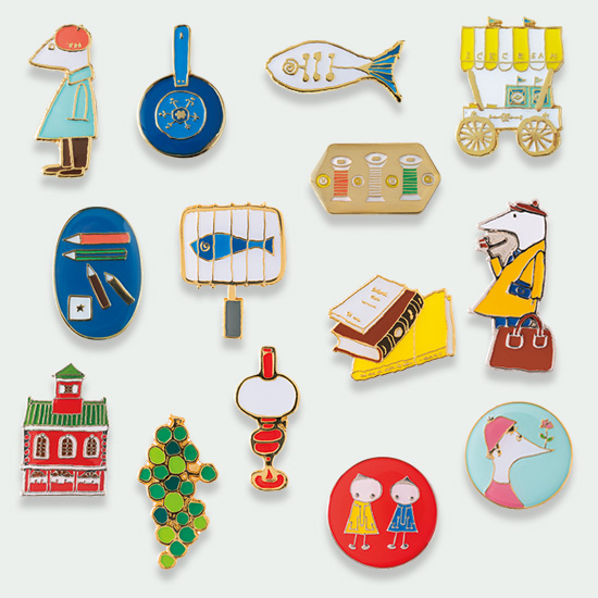 花森安治ピンバッジ