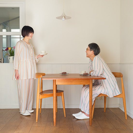 サッカーストライプ パジャマ