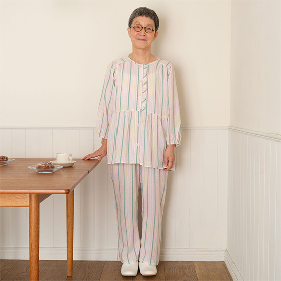 サッカーストライプ パジャマ